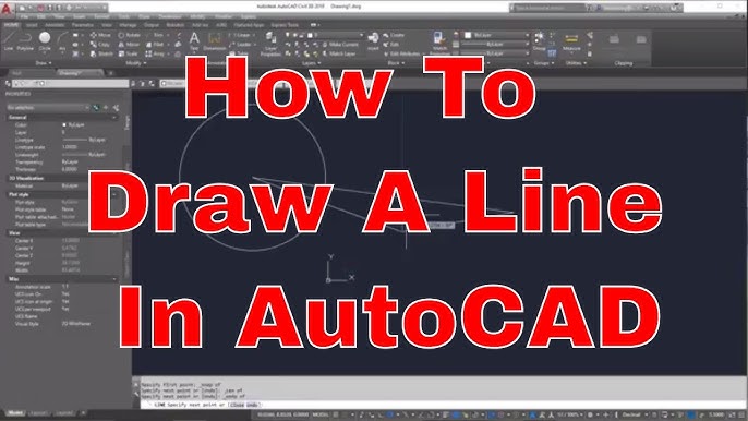 how to make a line in AutoCAD