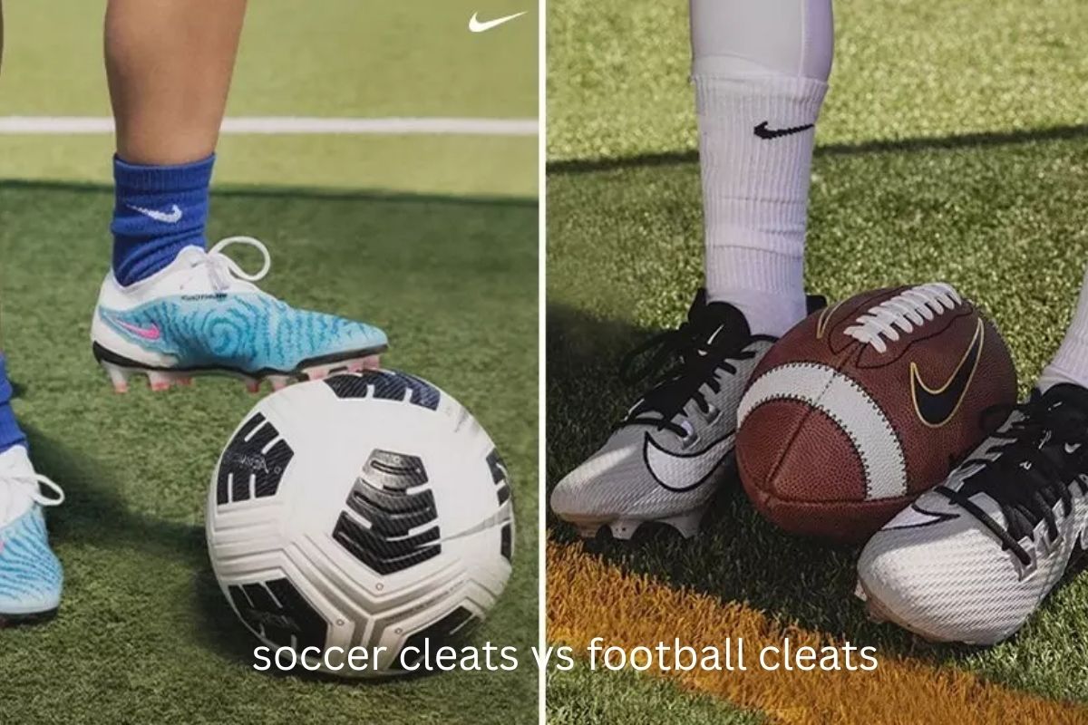 soccer cleats vs football cleats​
