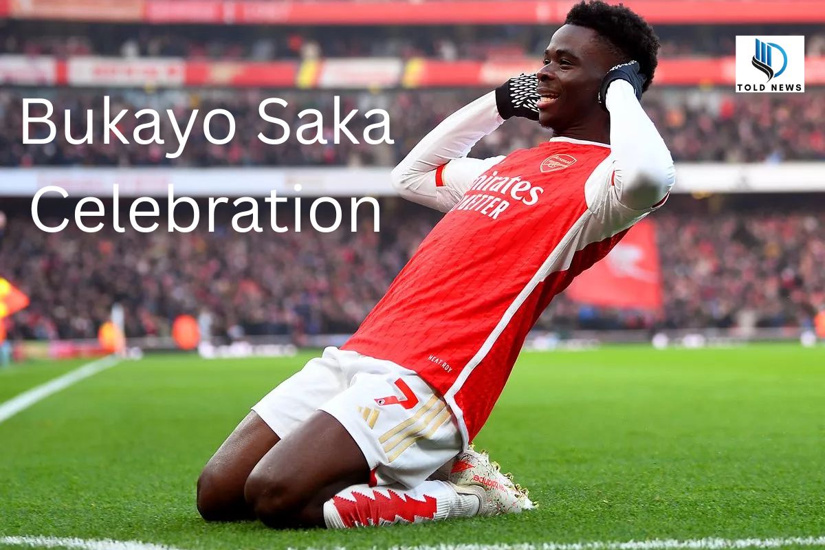 Bukayo Saka Celebration