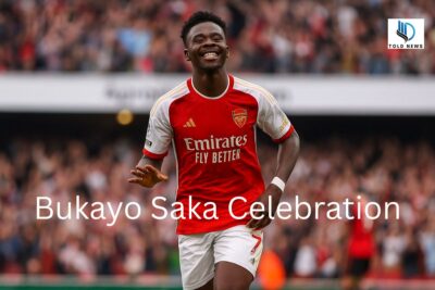 Bukayo Saka Celebration